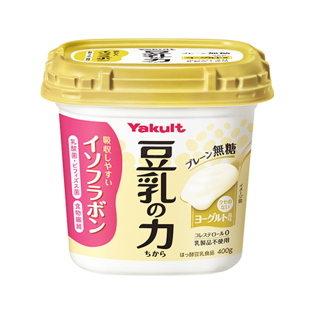 ヤクルト 豆乳の力　プレーン無糖（400g）