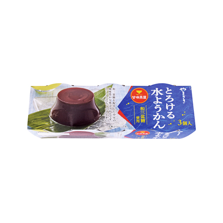 ヤマザキ とろける水ようかん和三盆糖使用  3個入