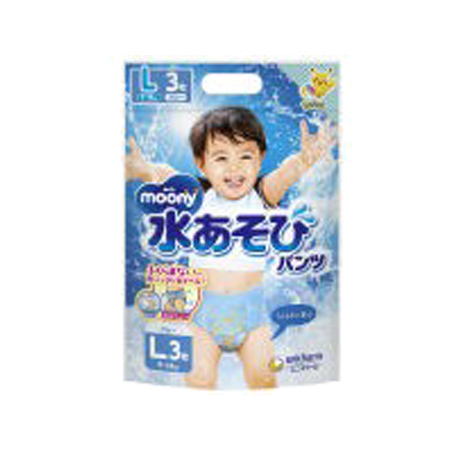 ムーニー水あそびパンツ ブルー Ｌ 3枚