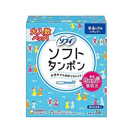 ソフィ ソフトタンポン レギュラー 量の普通の日用 34個