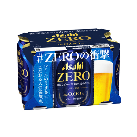 アサヒ ゼロ  350ml 6缶