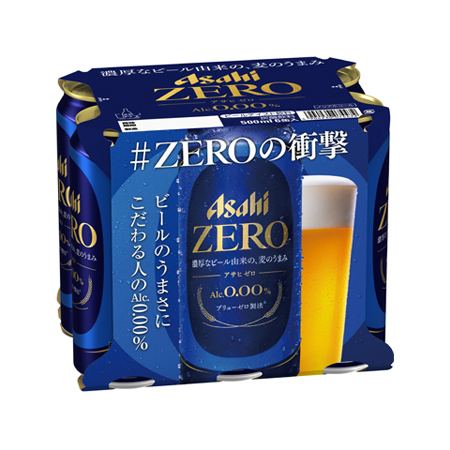 アサヒ ゼロ  500ml 6缶