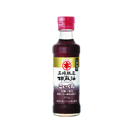 竹本油脂 マルホン圧搾純正胡麻油 濃口  200g