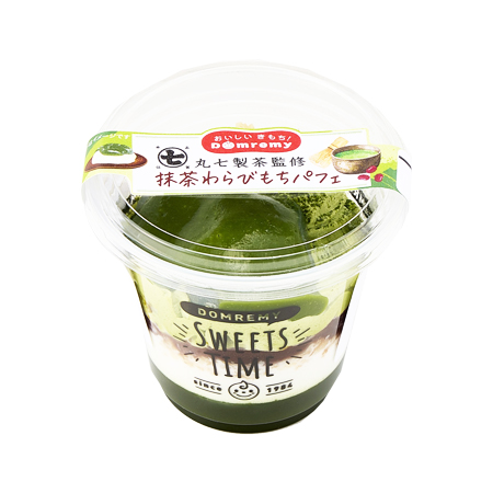 ドンレミー 丸七製茶監修 抹茶わらびもちパフェ 1個