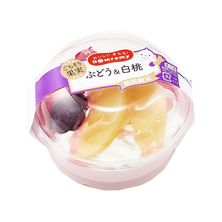 ドンレミー ごちそう果実　ぶどう＆白桃  1個