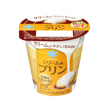 雪印メグミルク クリーム＆プリン  110g