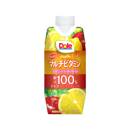 雪印メグミルク Dole JuicyPlus 1日分のマルチビタミン  330ml