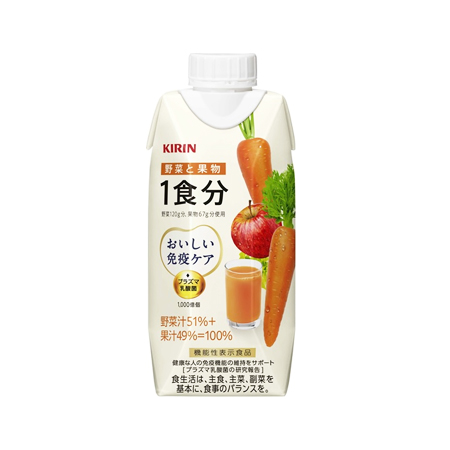 キリン おいしい免疫ケア 野菜と果物1食分  330ml