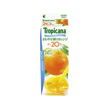 キリン トロピカーナ さわやか搾りオレンジ  900ml
