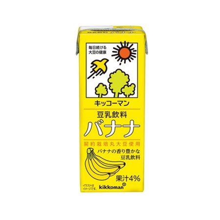 キッコーマン 豆乳飲料 バナナ 200ml
