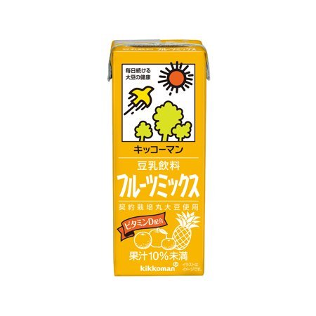 キッコーマン 豆乳飲料フルーツミックス  200ml