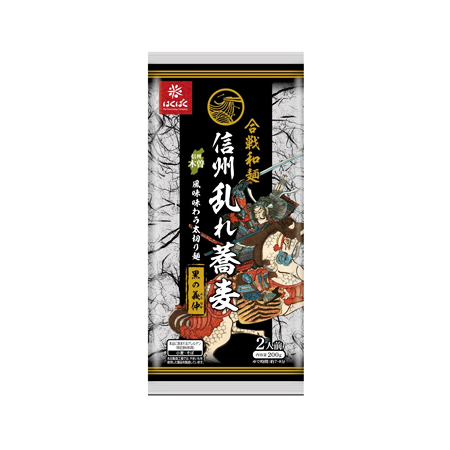 [C]はくばく 合戦和麺 信州乱れ蕎麦黒の義仲  200g