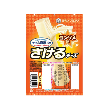 雪印メグミルク 雪印北海道100 さけるチーズコンソメ味   50g