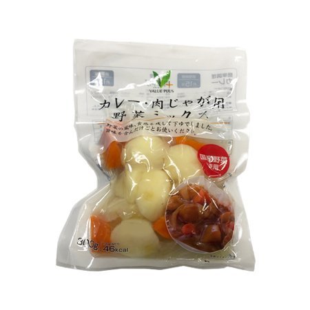 Ｖマーク カレー・肉じゃが用野菜ミックス 1パック(300g)