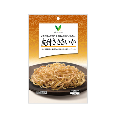 Vマーク いかの旨みが引き立つほんのり甘い味わい 皮付きさきいか  51g