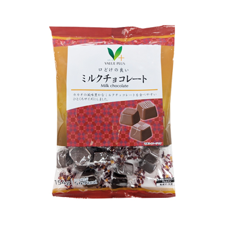 Vマーク 口どけの良いミルクチョコレート　　154g