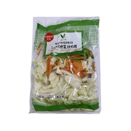 Vマーク ミックス野菜炒め用 1パック(280g)
