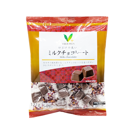 Vマーク 口どけの良いミルクチョコレート 121g