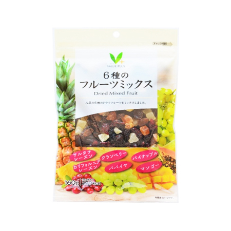 Vマーク 6種フルーツミックス　160g
