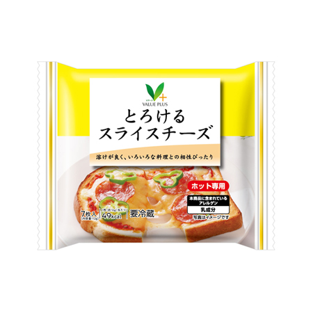Vマーク とろけるスライスチーズ  112g