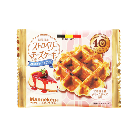 ローゼン ストロベリーチーズケーキワッフル   1個