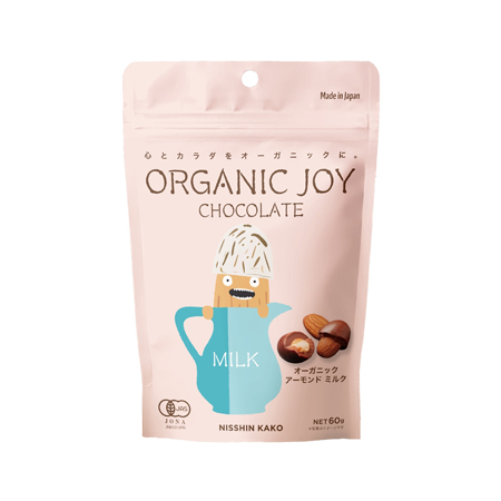 日新化工 ORGANIC JOY CHOCOLATE オーガニックアーモンドミルク  60g