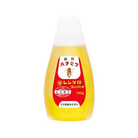 日本蜂蜜 レンゲ印 純粋はちみつ  145g