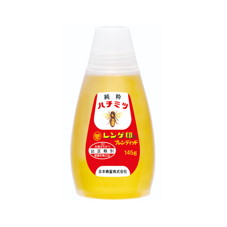 日本蜂蜜 レンゲ印純粋ハチミツ  145g