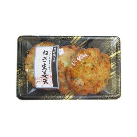 浅角 焼津魚河岸 ねぎ生姜天  3枚入