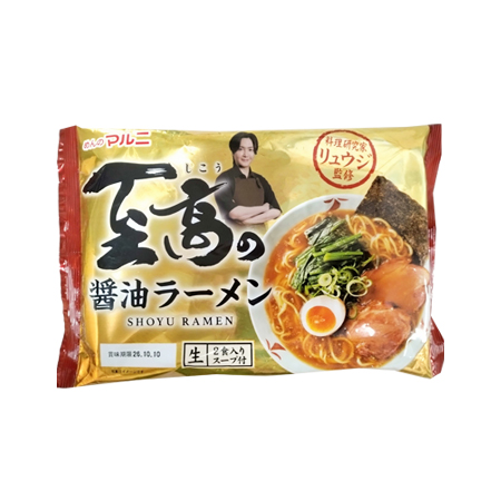 マルニ食品 料理研究家リュウジ監修 至高の醤油ラーメン  2人前