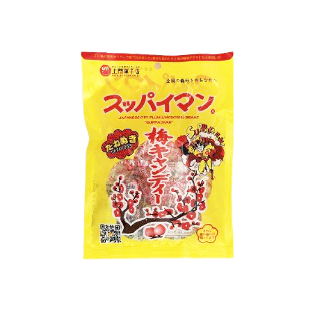 上間菓子店 スッパイマンたねぬき梅キャンディー  50g