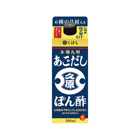 久原醤油 あごだしぽん酢  500ml