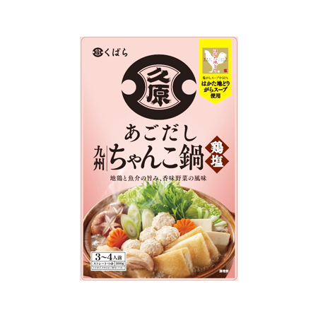 久原醤油 あごだし九州ちゃんこ鍋（鶏塩）  800g