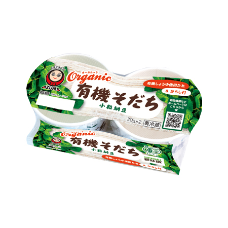 あづま食品 有機そだち小粒納豆  30g×2