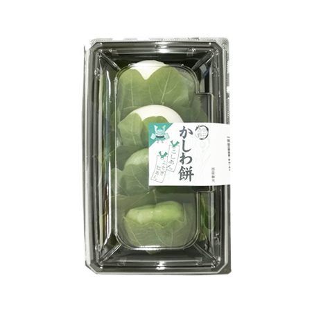 【期間限定】明日香野 かしわ餅（こしあん・よもぎ粒あん）  4個入