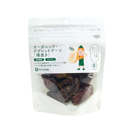 アルファフードスタッフ BIONOWA オーガニック・デグレットデーツ（種抜き）  70g