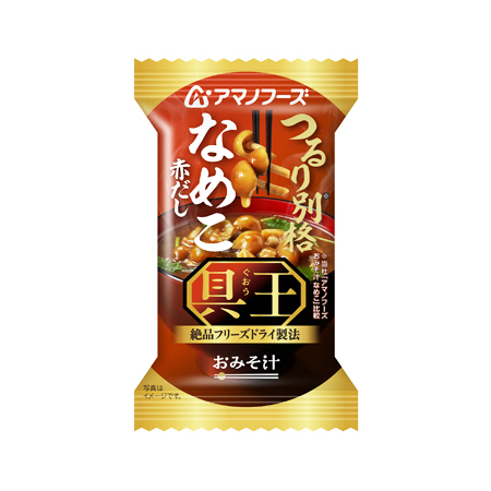 アマノフーズ 具王 なめこ(赤だし) おみそ汁  1食