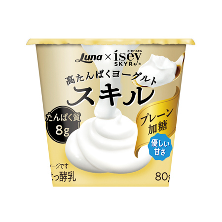 日本ルナ スキル プレーン加糖  80g