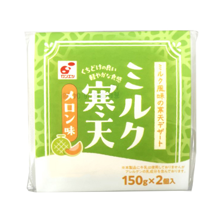 カンエツ ミルク寒天　メロン味  150g×2
