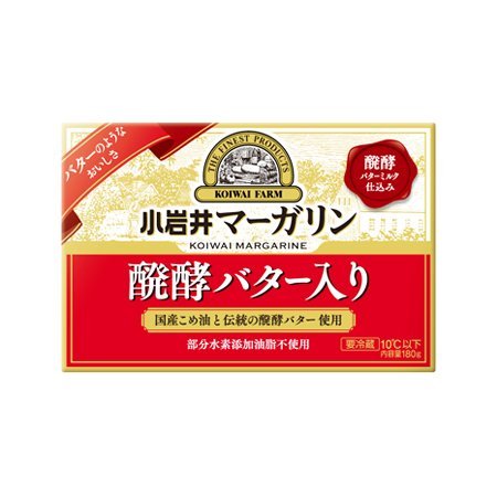 小岩井 マーガリン 醗酵バター入り  180g