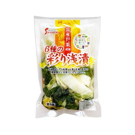 関口漬物 6種の彩り浅漬  160g