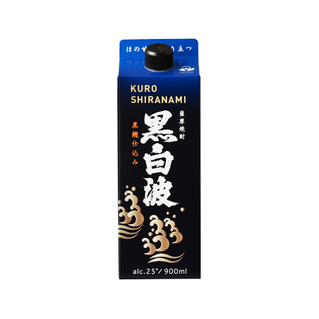 薩摩酒造 黒白波 芋25度  900ml