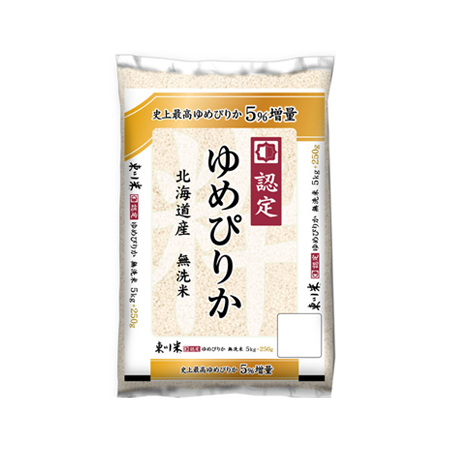 ●無洗米北海道産ゆめぴりか(増量)  5kg+250g