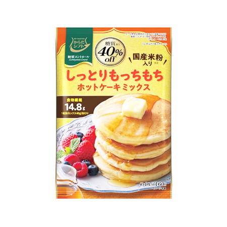 三菱食品 からだシフト 糖質コントロールホットケーキミックス 160g