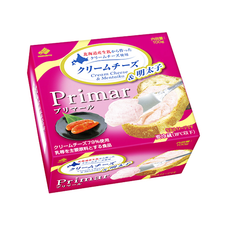 北海道乳業 Primar(プリマール)クリームチーズ＆明太子   100g