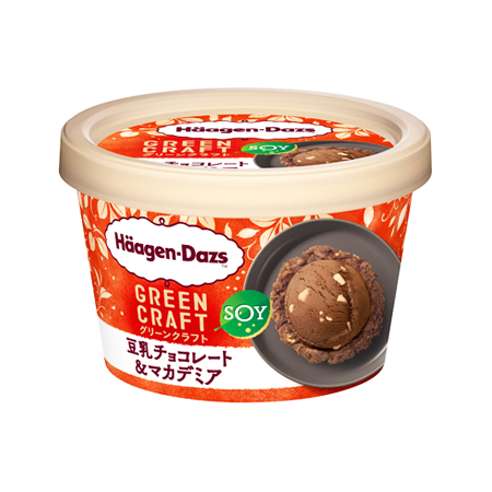 ハーゲンダッツミニカップ GREENCRAFT 豆乳チョコレート＆マカデミア  110ml