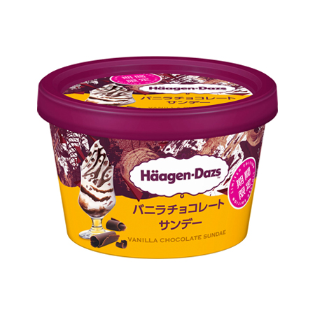 ハーゲンダッツ ミニカップ バニラチョコレートサンデー  110ml