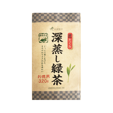 丸善製茶 匠 お徳用静岡県産深蒸し緑茶  320g