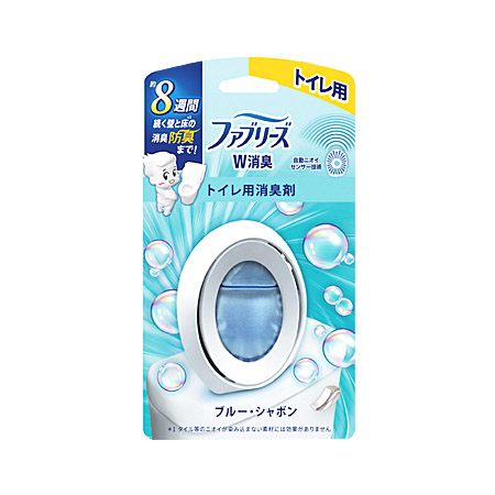 P&G ファブリーズ 消臭剤 W消臭 トイレ用 ブルー・シャボン 6.3ml