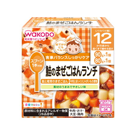 和光堂 栄養マルシェ 鮭のまぜごはんランチ  170g
